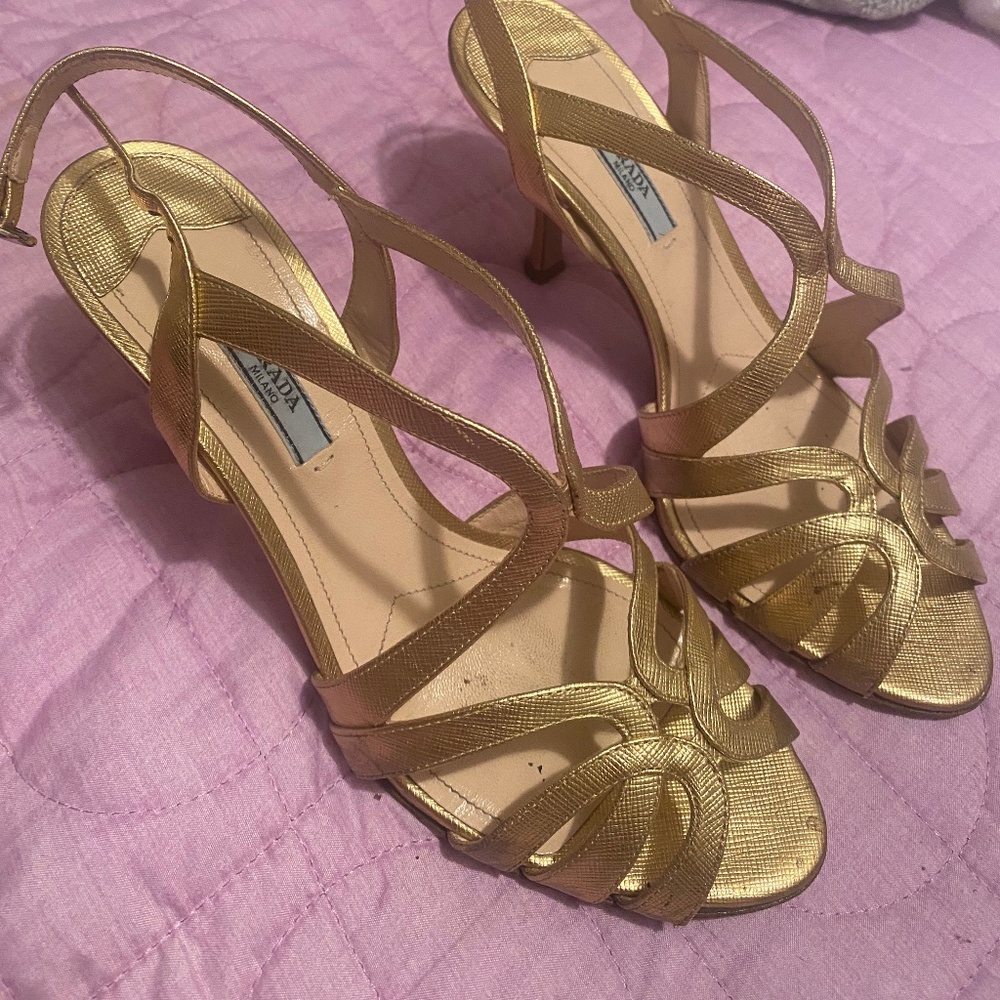 Prada heels sandals